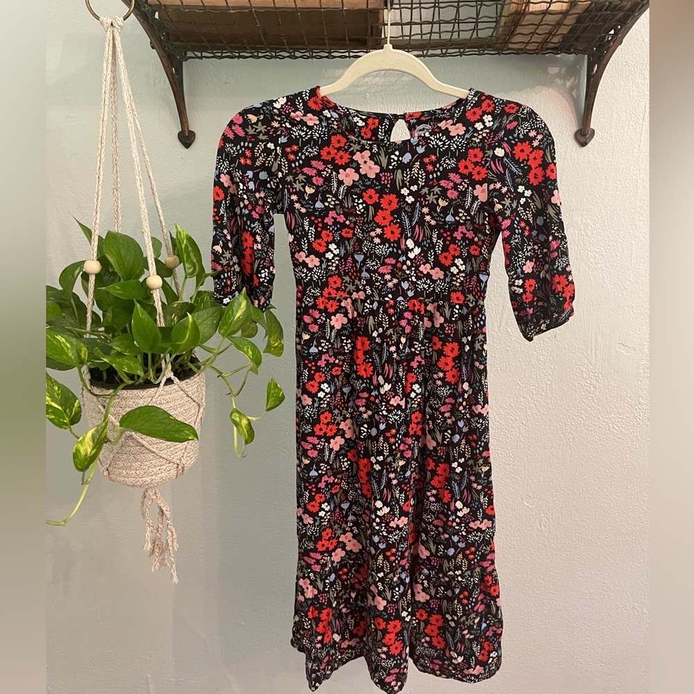 Girls floral maxi dress by wonder nation, size medium